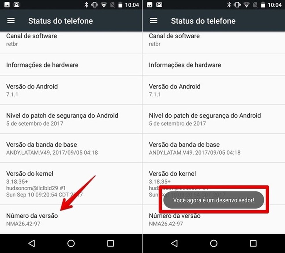 Como ativar o modo desenvolvedor no Android